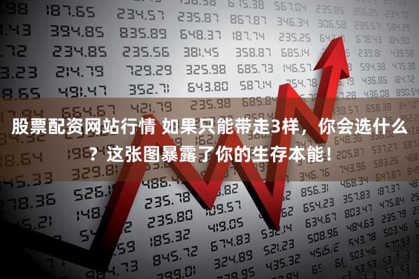 股票配资网站行情 如果只能带走3样，你会选什么？这张图暴露了你的生存本能！
